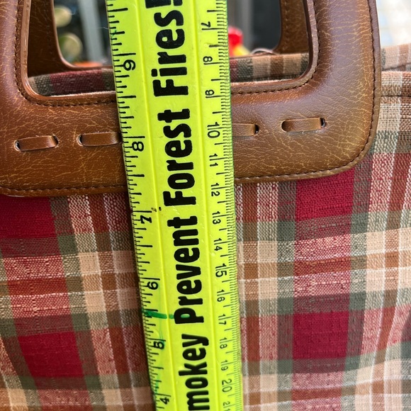 Longaberger Orchard Park Plaid Purse - Picture 7 of 9